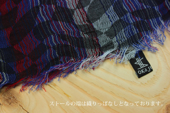 重音的頸部... 100％棉織造提花離開失速標準尺寸薄OM-002 第6張的照片