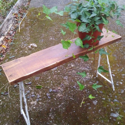 【受注生産品】シャビーシック ガーデン 観葉植物 テーブル シェルフ 4枚目の画像