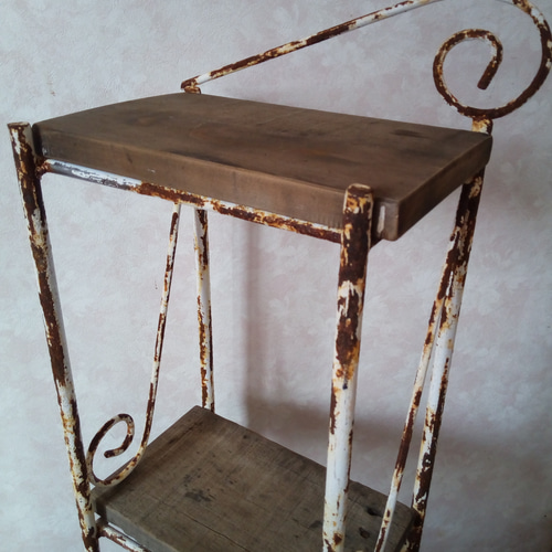 フレンチシャビーシックシェルフ　アンティーク調 シャビーシックのフレンチアンティーク家具【公式】Handle ハンドル