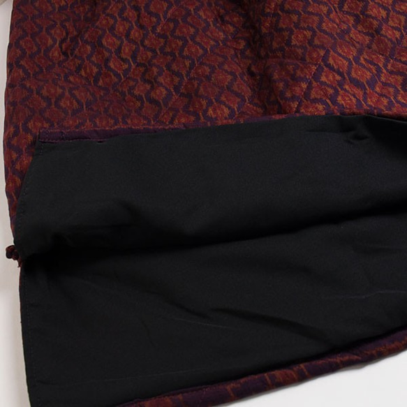 【年始セール】マッドミー オールドタイシルクのキルティングスカート　小さいサイズ シルクスカート 6枚目の画像