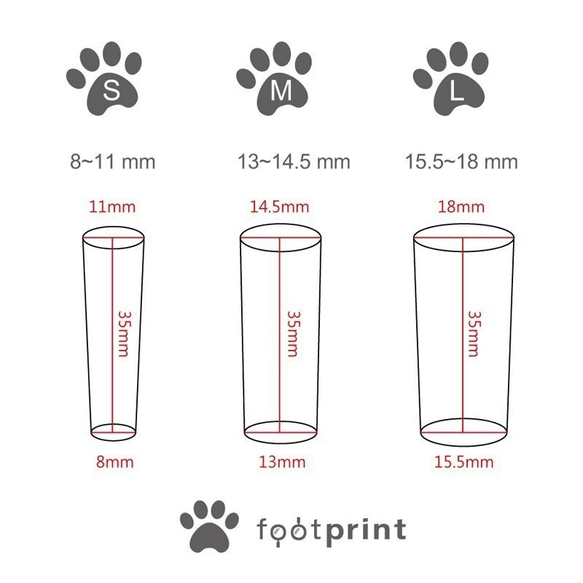 footprint﹝足跡雨傘腳墊﹞/第二代/【映露色】/ M / ( 孔徑13~14.5 mm ) 第6張的照片