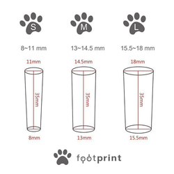 footprint﹝足跡雨傘腳墊﹞/第二代/【雪踏色】/ M / ( 孔徑13~14.5 mm ) 第6張的照片