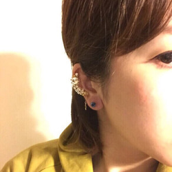 【sale】Cinderella pierce＆earcuff 2枚目の画像