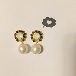 flower pierce or earring 1枚目の画像
