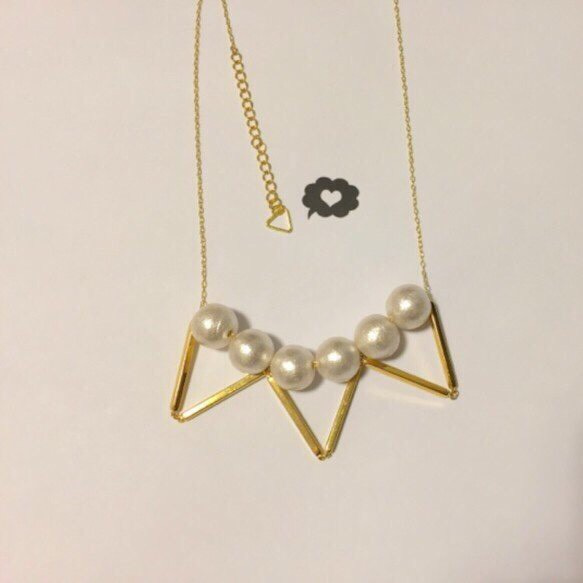 【再再再販】triangle necklace 1枚目の画像