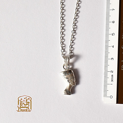 古代エジプトシリーズ～ 【女王ネフェルティティのネックレス シルバー