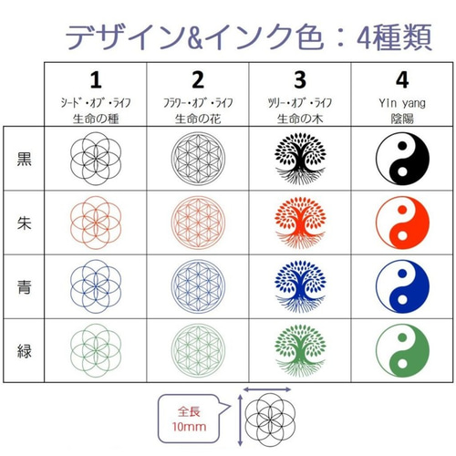 シードオブライフ・フラワーオブライフ・ツリーオブライフ・陰陽の