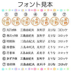 パンのイラストはんこ（シャチハタ式スタンプ）ネーム印　浸透印　認め印　判子、食パン　クロワッサン　バゲット　メロンパン　 2枚目の画像