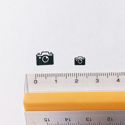 カメラのスタンプ　はんこ　ポイントカード　スケジュール帳　手帳向け　カメラマン　一眼レフ　写真　撮影 2枚目の画像