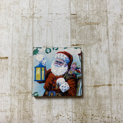 木製　ウッドパーツ　クリスマス　サンタクロース　ミニ12 1枚目の画像