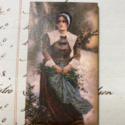 木製ウッドパーツ　C  ヴィクトリア　女性　絵画　④ 1枚目の画像
