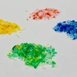 爽やかとんぼ玉ネックレス　さくらんぼ色 6枚目の画像