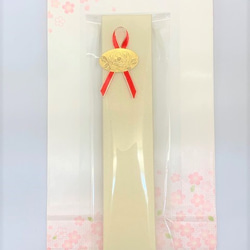 爽やかとんぼ玉ネックレス　さくらんぼ色 7枚目の画像