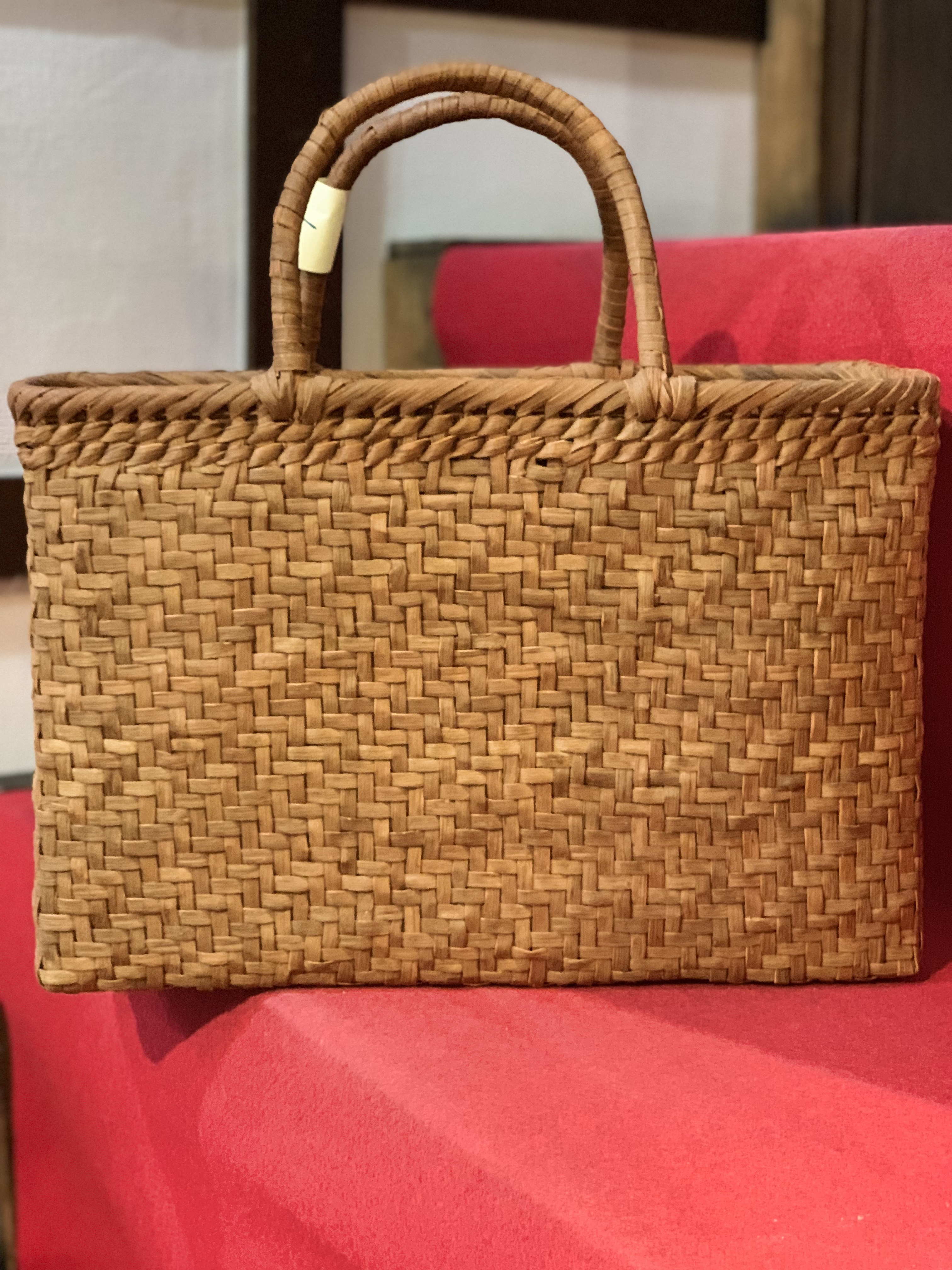 2025年初取り ✨国産✨1番蔓を使った網代編みバック✨