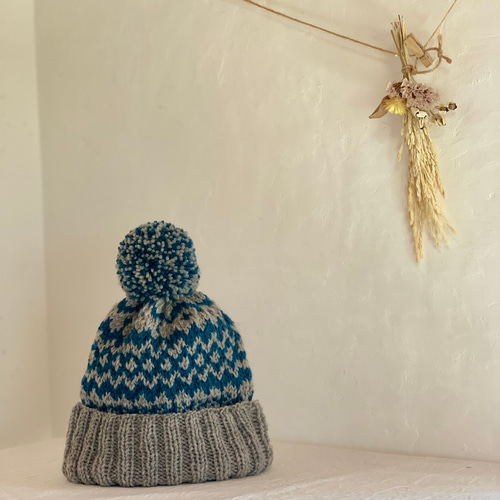 受注生産】模様編みニット帽 ニット帽・ビーニー Somme Lumineux 通販