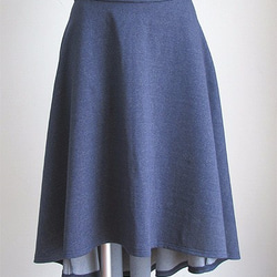 【型紙+作り方】 ニットで作るフィッシュテールスカート レディースS～３L 4枚目の画像