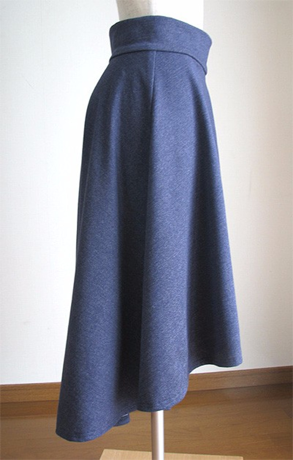 【型紙+作り方】 ニットで作るフィッシュテールスカート レディースS～３L 5枚目の画像
