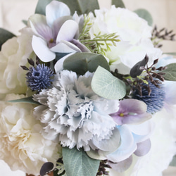 blue carnation bouquet 3枚目の画像