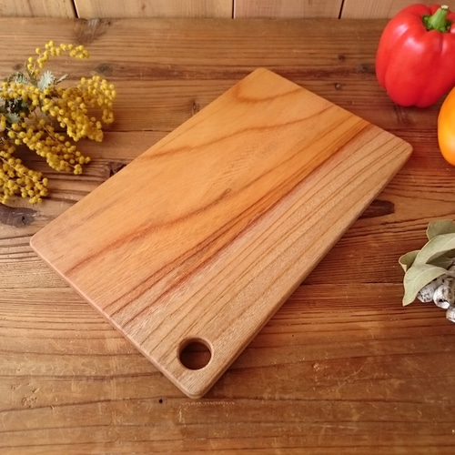 けやきのカッティングボード＊ 欅 ディッシュボード ケヤキ 角形まな板