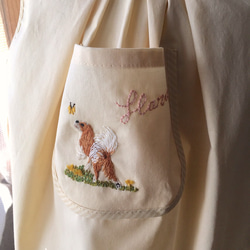 キャバリアカフェエプロン専用♡追加刺繍(単品購入不可) 1枚目の画像