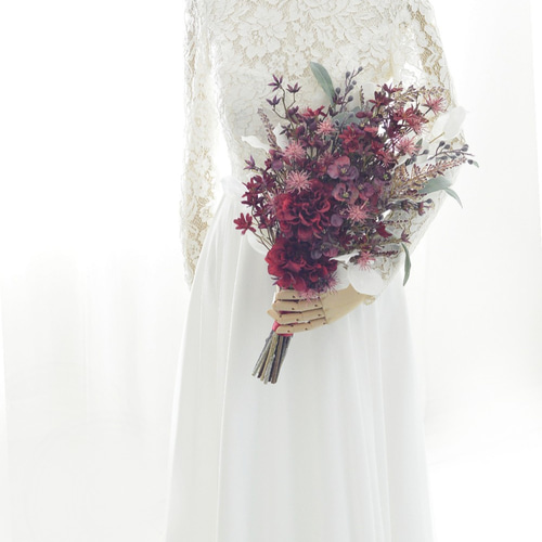 スワッグ　ブーケ　和装　造花　お正月飾り　フラワー　特大　ダリアスワッグ スワッグ ブーケ 和装 造花 お正月飾り フラワー 特大 ダリア