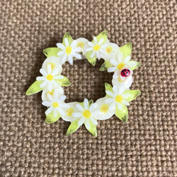 ディジーとてんとう虫のブローチ 2枚目の画像