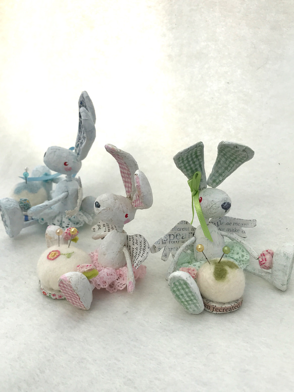 エンジェルうさぎのピンクッション (ピンク) 1枚目の画像