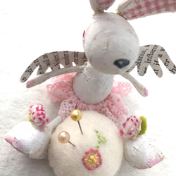 エンジェルうさぎのピンクッション (ピンク) 4枚目の画像