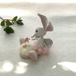 エンジェルうさぎのピンクッション (ピンク) 6枚目の画像