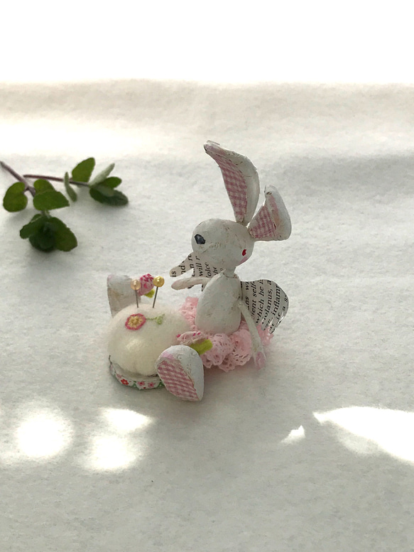 エンジェルうさぎのピンクッション (ピンク) 6枚目の画像