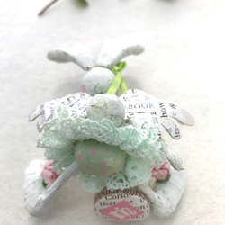 エンジェルうさぎのピンクッション (グリーン) 4枚目の画像