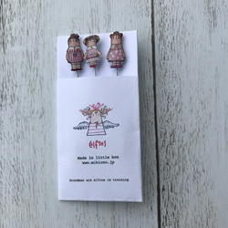 まち針、3dolls ピンク 2枚目の画像