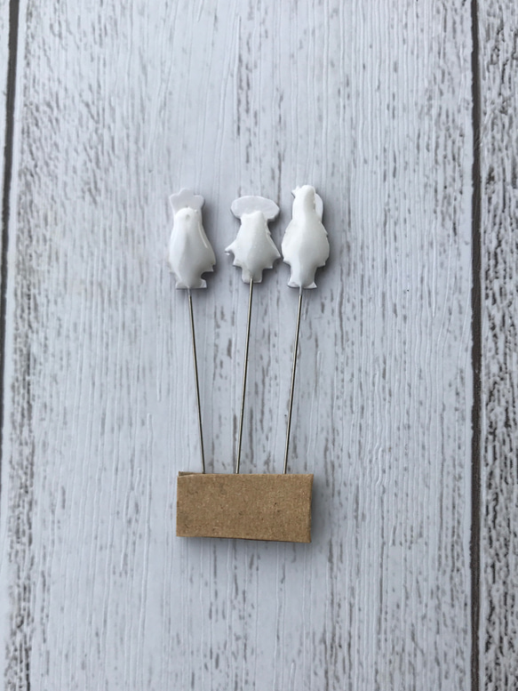 まち針、3dolls ピンク 4枚目の画像