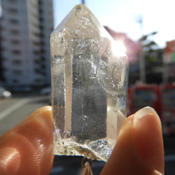 透明感抜群のインドマニハールのヒマラヤ水晶原石ペンダント！メイドインジャパン！　天然石　ヒマラヤ9 6枚目の画像