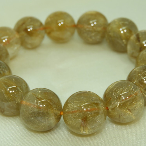 良質,中玉】エンジェルヘアルチル ブレスレット 美品 希少 金運 仕事運