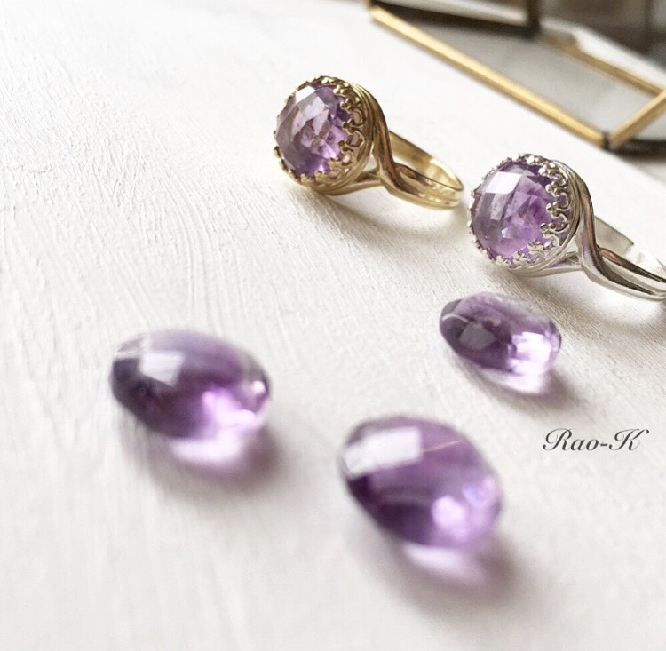 ✨ヨーロピアン・アンティーク調リング〜ラベンダーアメジスト