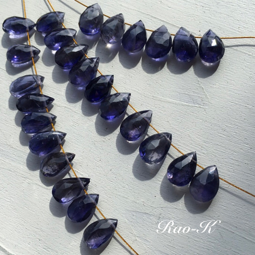 ✨silver925アイオライトのピアス/イヤリング ピアス（フック