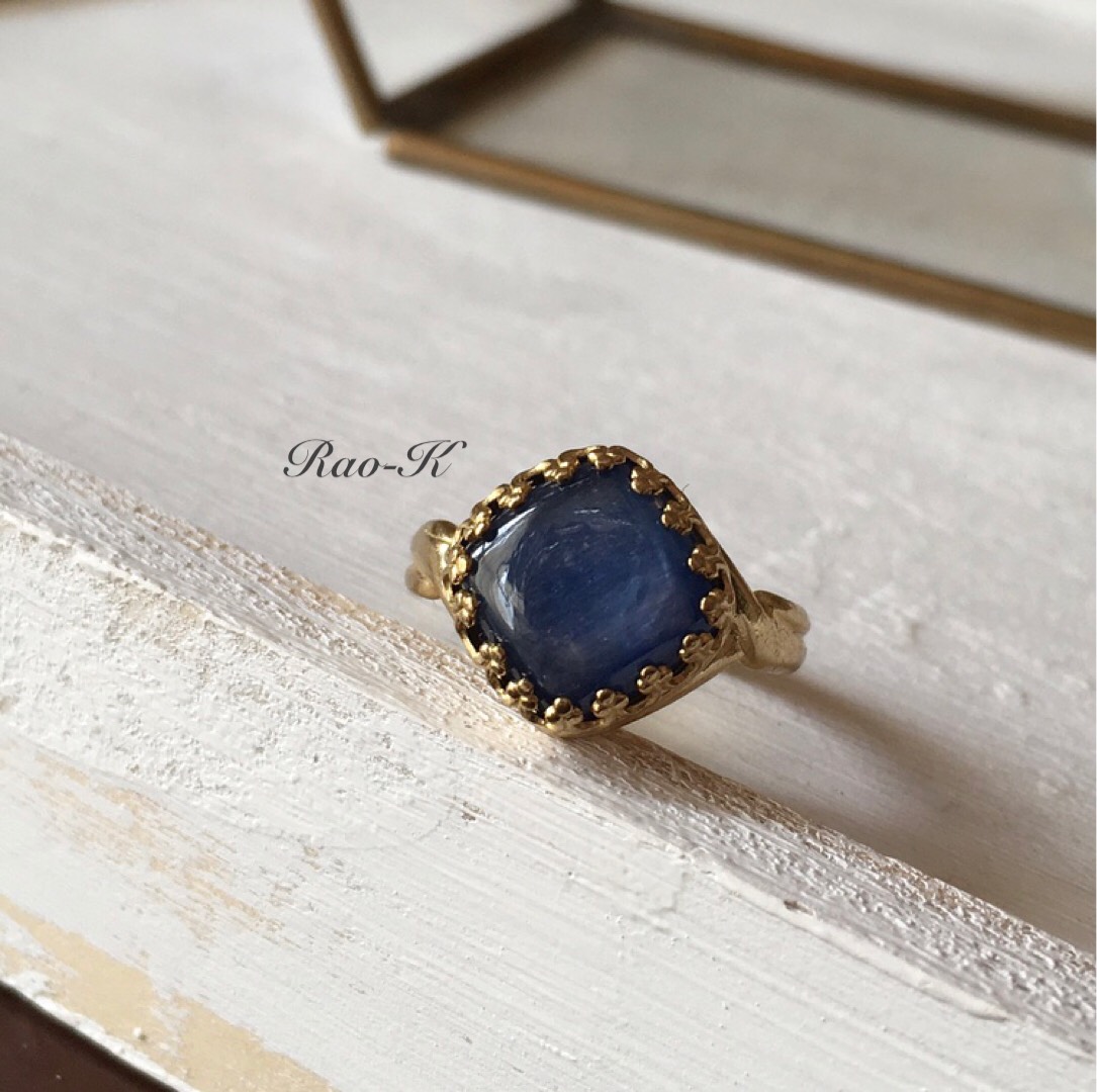 ✨ヨーロピアン・アンティーク調リング〜カイヤナイト