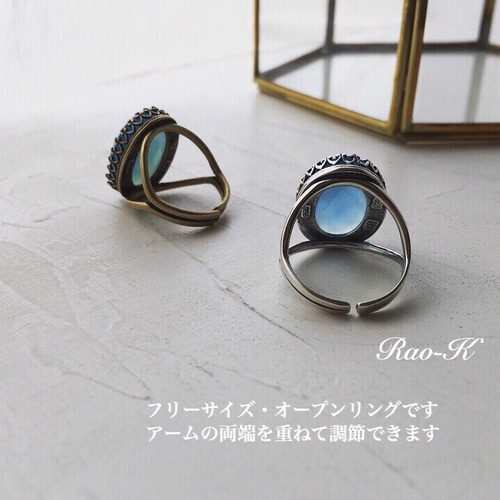 ✨ヨーロピアン・アンティーク調リング〜ラピスラズリ 指輪