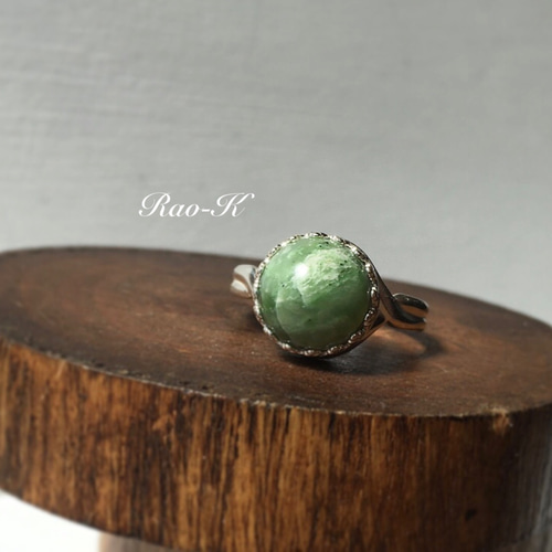 ✨always be yourself!アンティークリング〜日高翡翠 指輪