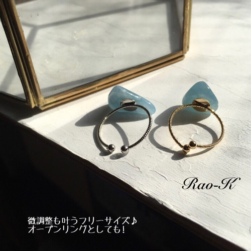 ✨always be yourself!クリソコラのリング 指輪・リング Rao-K 通販 