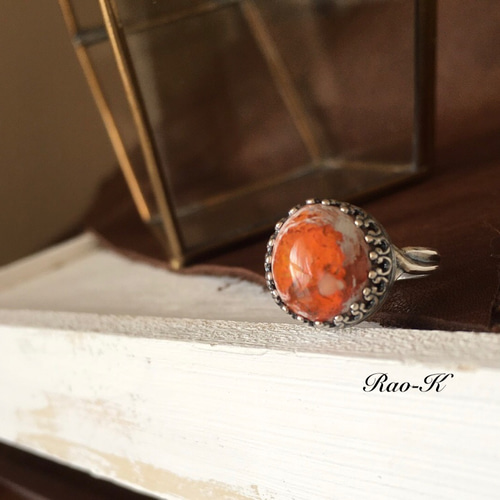 ✨always be yourself!アンティーク調リング〜カンテラオパール