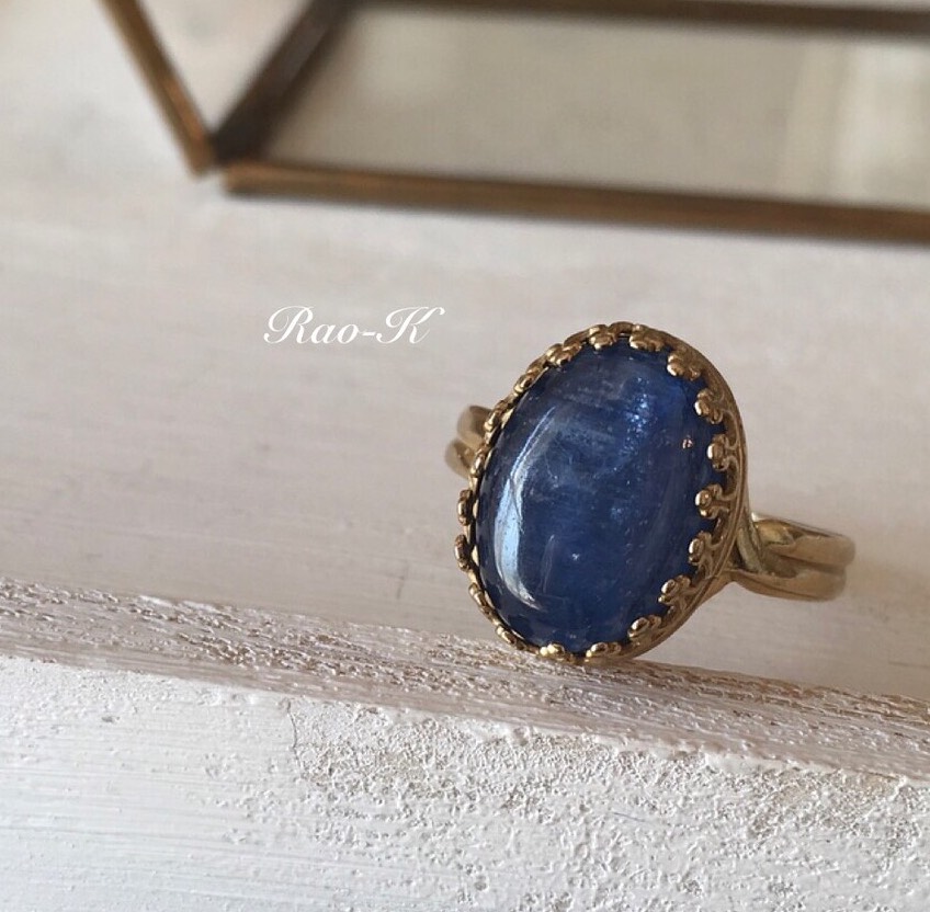 ✨ヨーロピアン・アンティーク調リング〜カイヤナイト