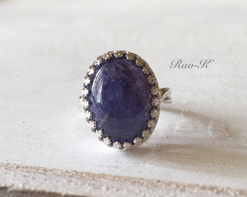 タンザナイト リング silver925 silver925大人のアンティーク調リング〜タンザナイト 指輪・リング Rao