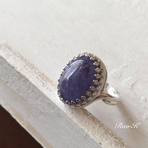 silver925大人のアンティーク調リング〜タンザナイト 指輪・リング Rao