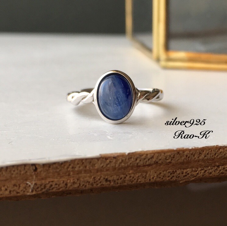✨silver925大人のシンプル・リング〜カイヤナイト