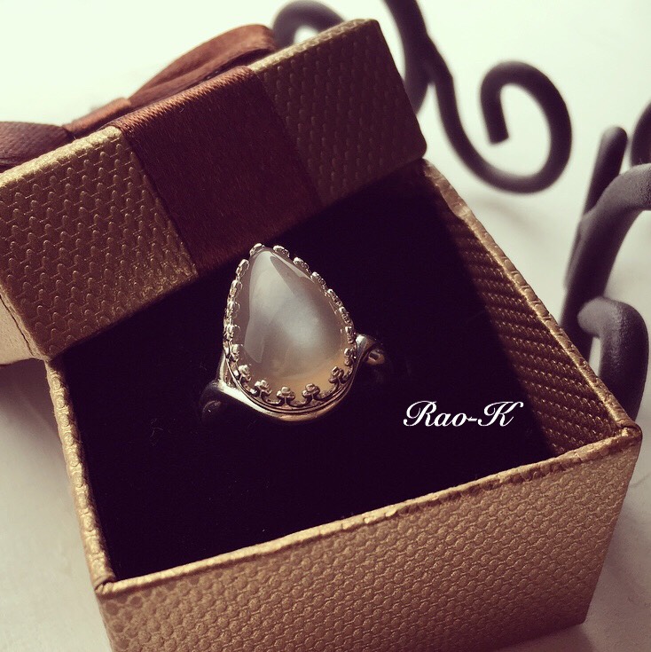 ✨ヨーロピアン・アンティーク調リング〜ムーンストーン
