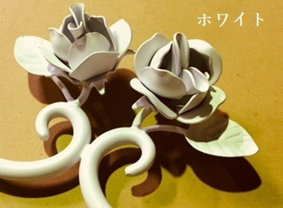 新作 薔薇のリース用 ドアフック アイアン製 ハンガー ローズ バラ お洒落 装飾 高級 壁掛け 10枚目の画像