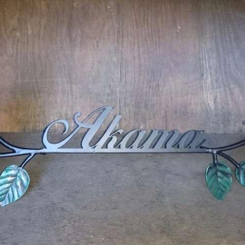 受注製作】国産☆ アイアン製 豪華な薔薇の表札 スリーローズ バラ  