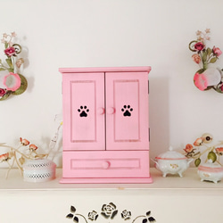 國產☆優質寵物佛壇S定制仿古粉色寵物壇擺件粉色家具紀念盒 第2張的照片